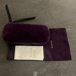 Gucci Velvet Sunglasses Case